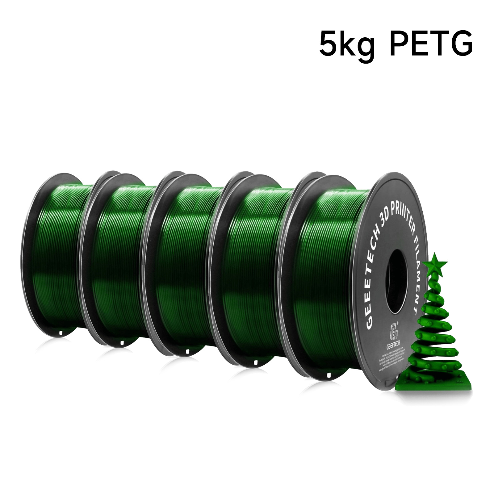 Filament 1.75 - Geeetech 5kg PETG 1.75mm Filament for