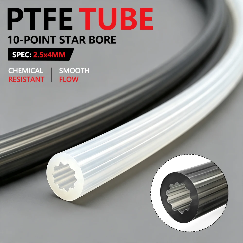 Bowden Tube - High Temp PTFE Tube 4x2.5mm Star