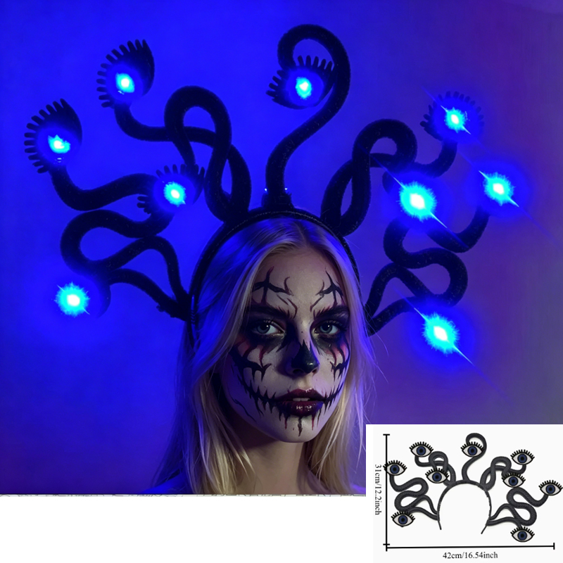 Cobra Extruder - Light Up Multi Evil Eye Snake