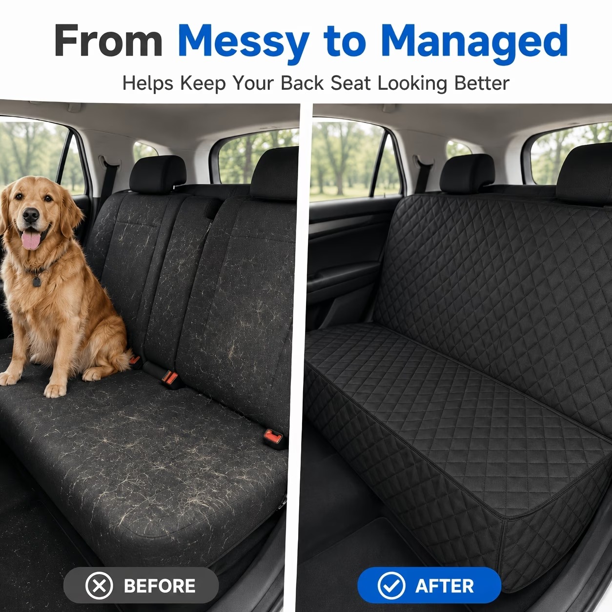 1pc Pet Car Back Seat Cover,Pe - đánh giá và giá Carriage Bed