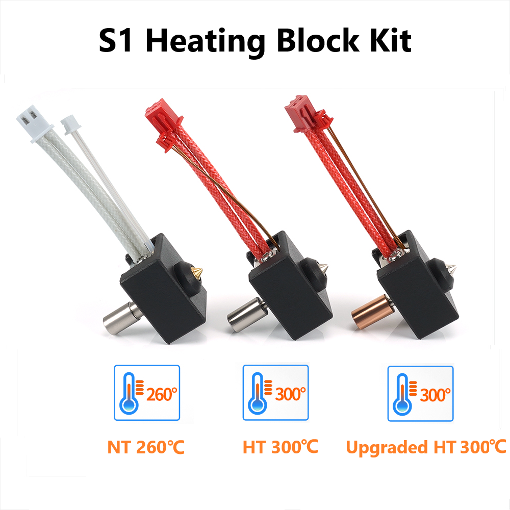 Ender-3 S1 High Heating Block  - đánh giá và giá Hotend Assembly