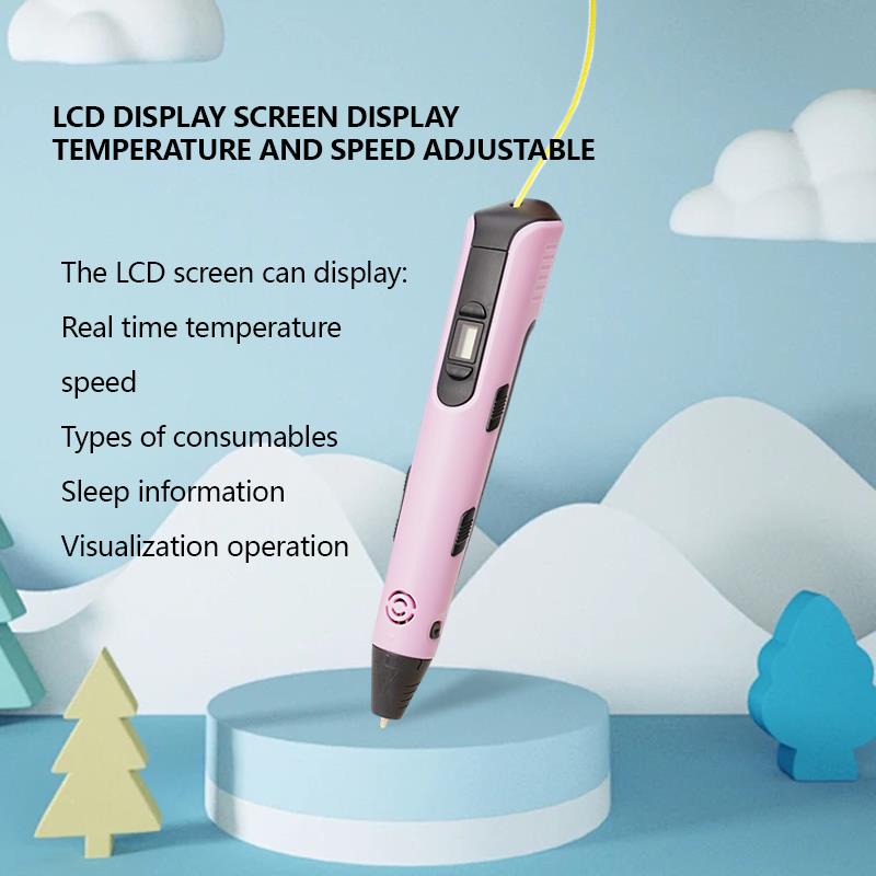 3D Printing Pen Kids with LCD  - đánh giá và giá Pla Filament