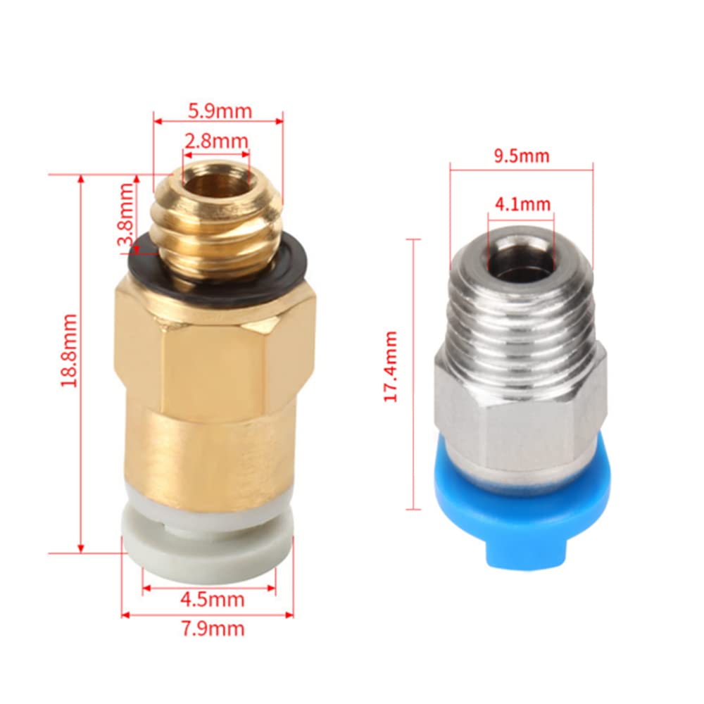 Creality PC4-M6 and PC4-M10 Pn - đánh giá và giá Bowden Tube