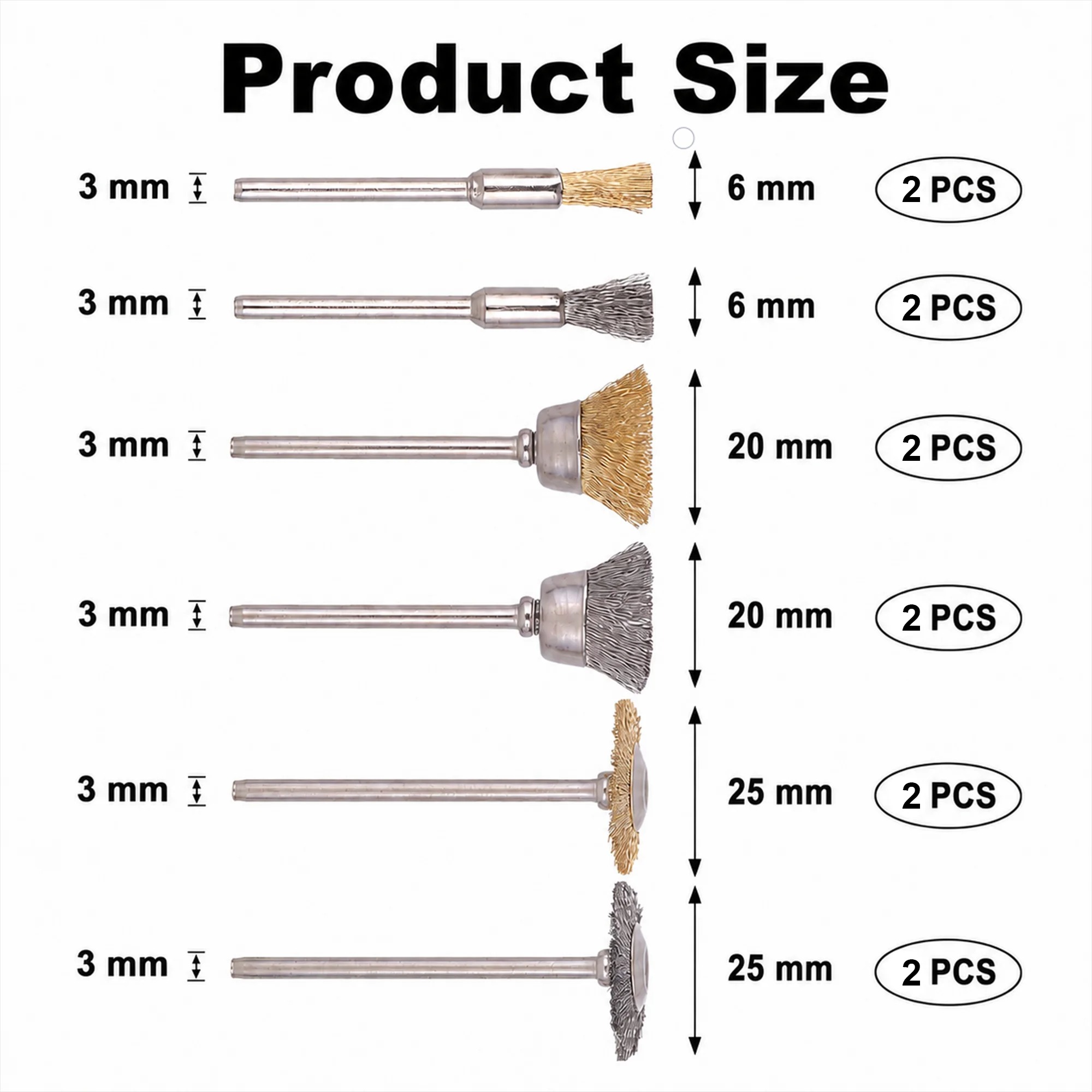 12Pcs Brass Brush Steel Wire W - đánh giá và giá Nozzle Brass