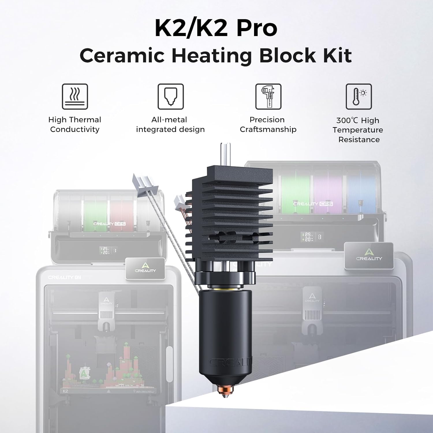 Creality Official K2/K2 Pro Ce - đánh giá và giá Hotend Assembly