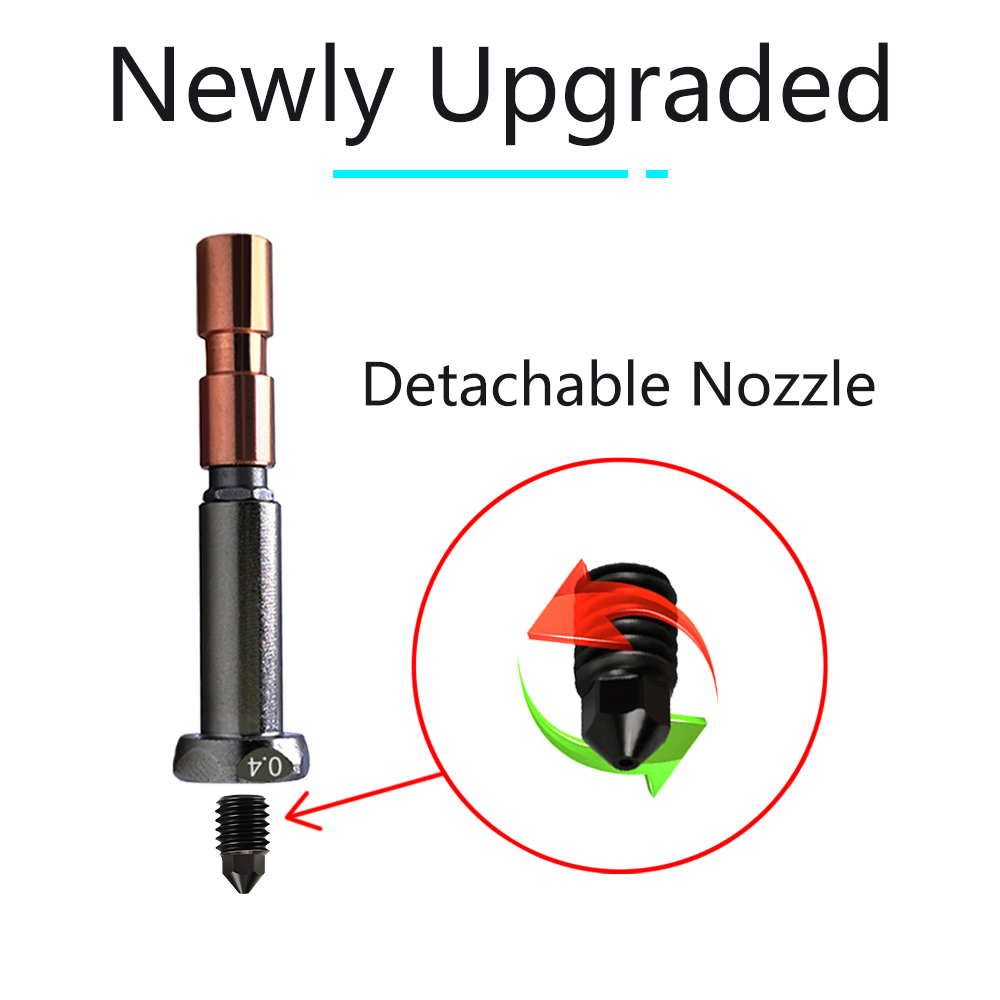 Upgrade Nozzle For Anycubic Ko - đánh giá và giá Hotend 0.4Mm
