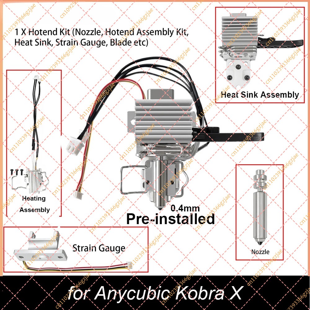 0.4mm Pre-Installed Hotend Kit - đánh giá và giá Hotend 0.4Mm