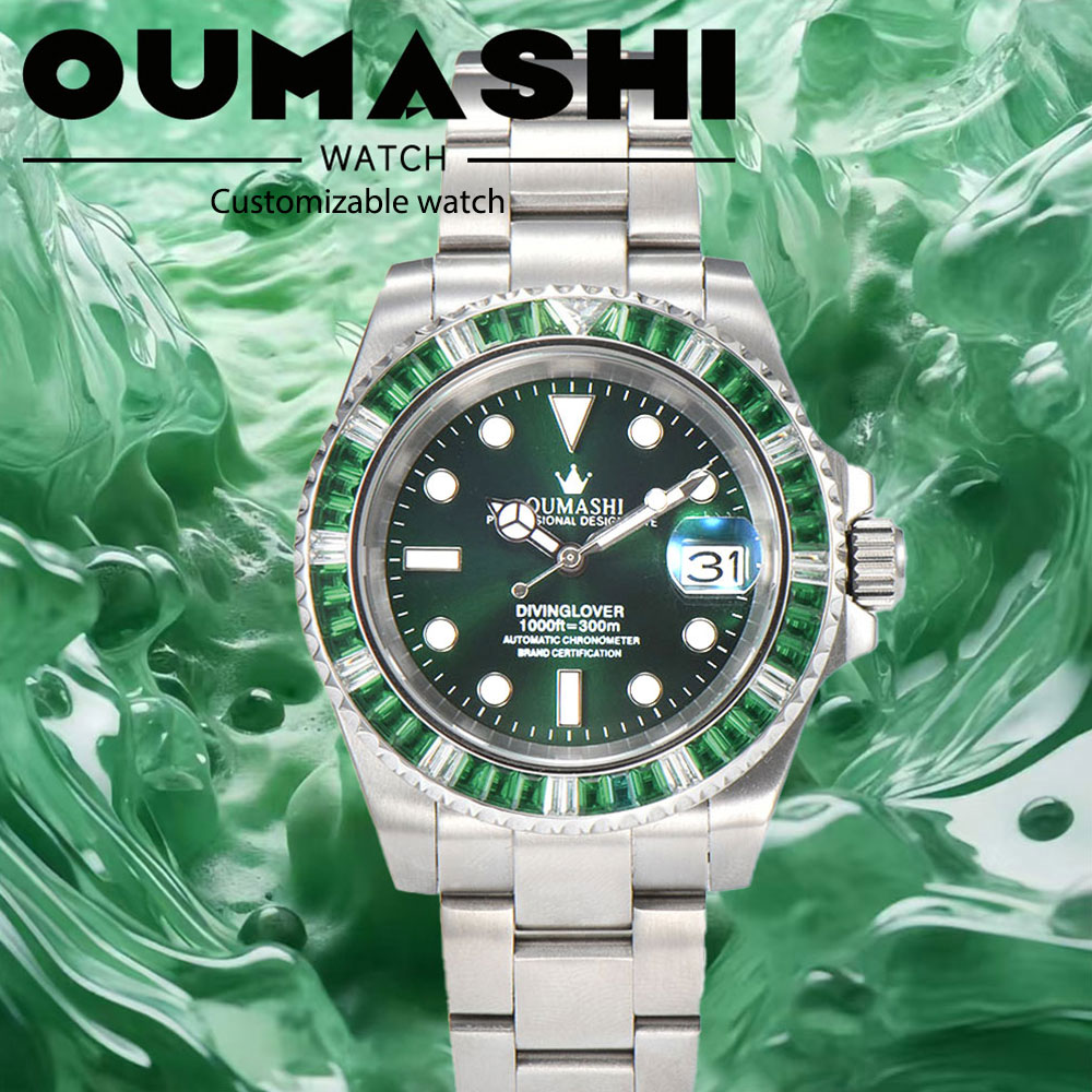 40mm Luxury Diving Men's Watch - đánh giá và giá Glass Bed