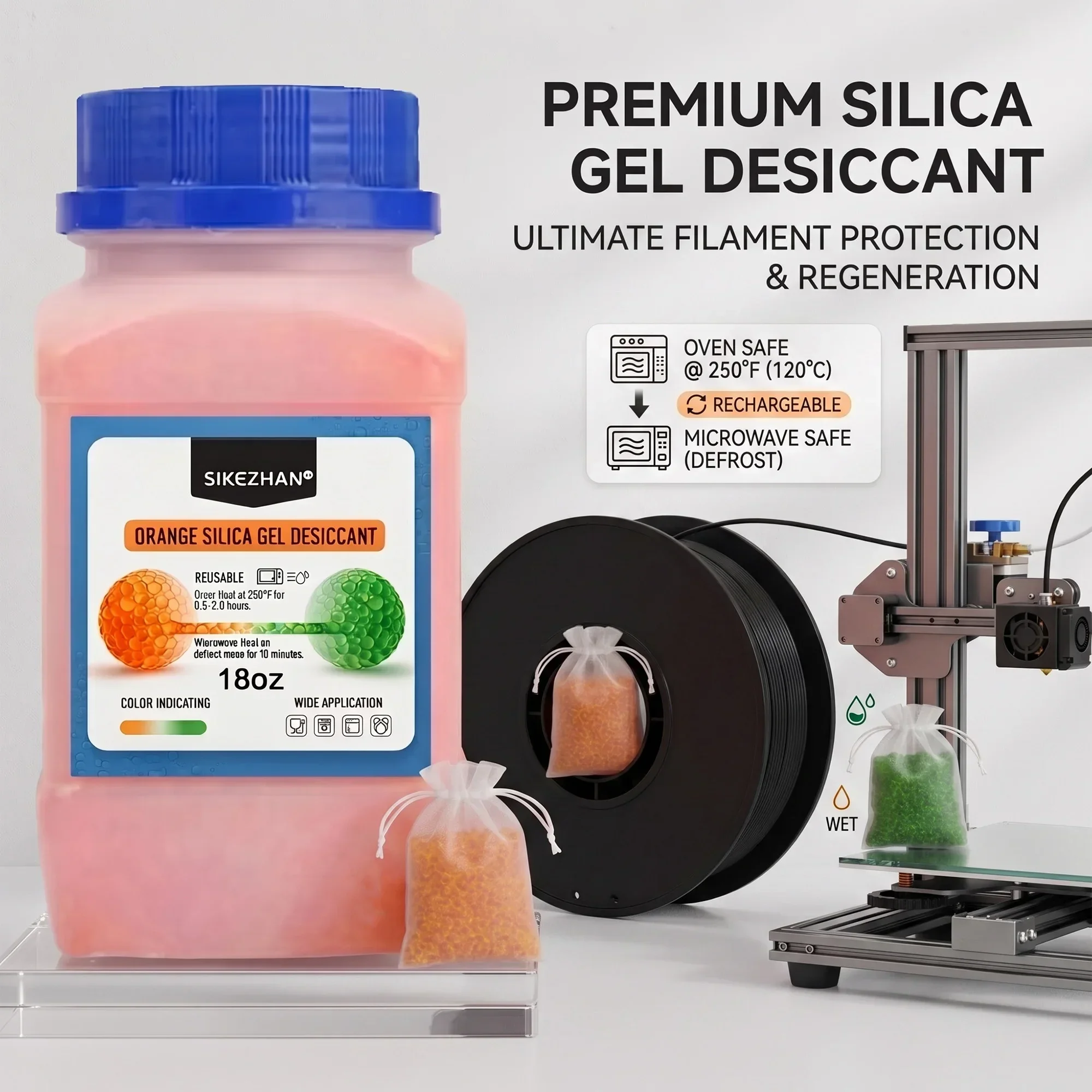 3D Printer Filament Desiccant  - đánh giá và giá Enclosure 3D Printer