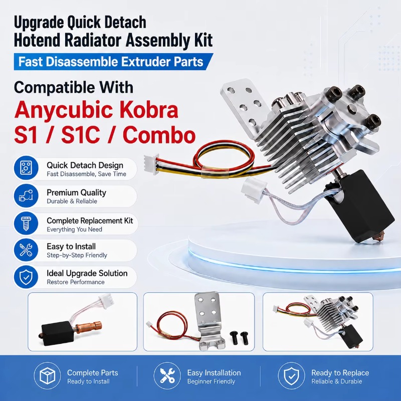 Upgrade Quick Detach Hotend Ra - đánh giá và giá Hotend Assembly