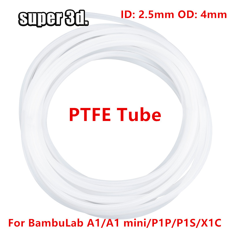 1/2/50M Bambu Lab PTFE Tube ID - đánh giá và giá Bowden Tube