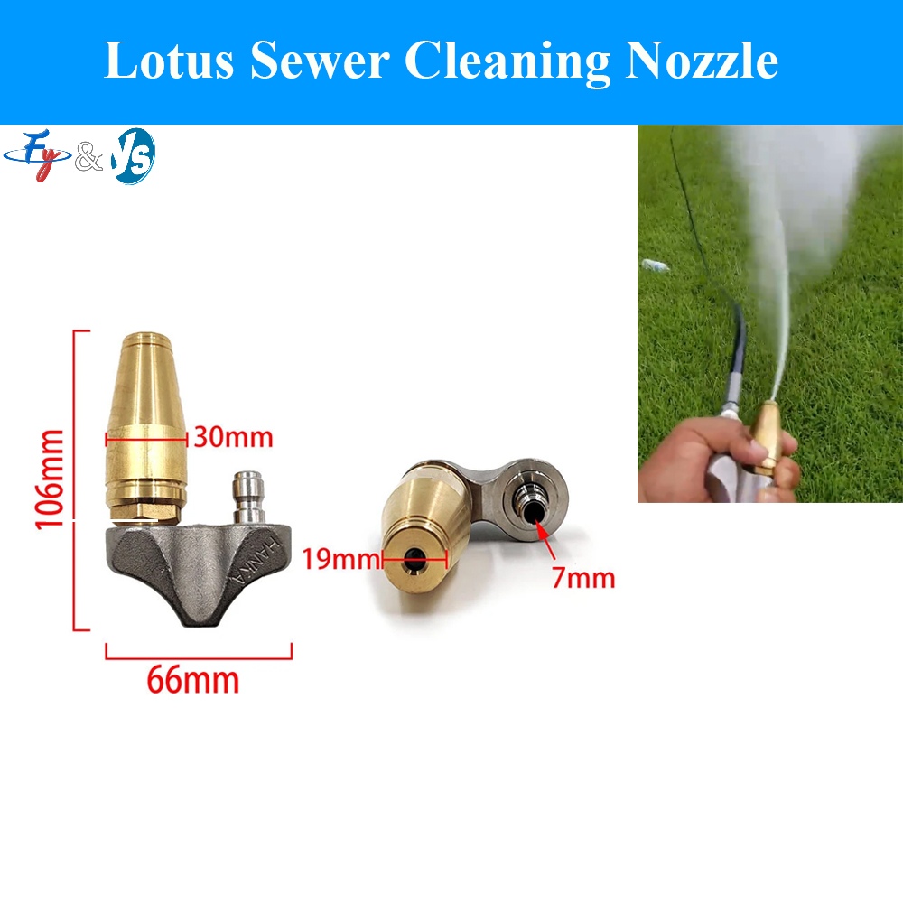 Brass Sewer Jetting Turbo Nozz - đánh giá và giá Nozzle Brass