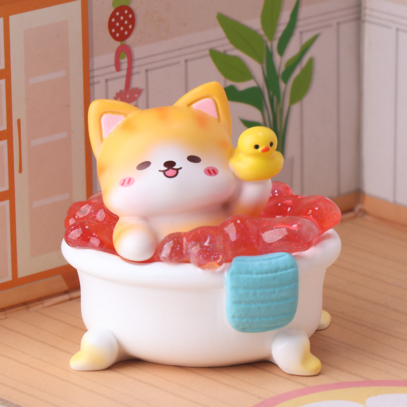 Bath Time Meow Crew Blind Box  - đánh giá và giá Resin Vat