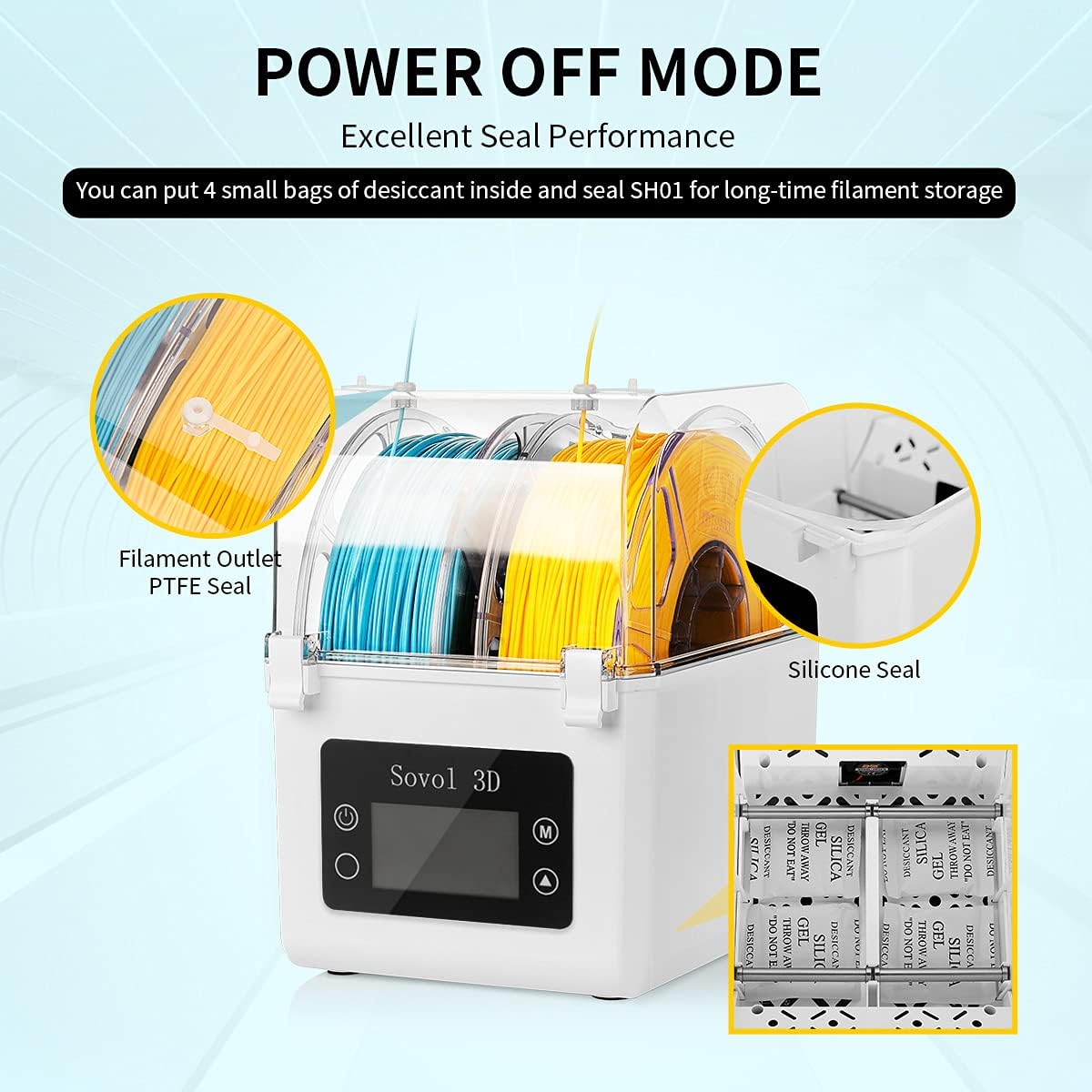 Sovol Filament Dryer 2023, SH0 - đánh giá và giá Enclosure 3D Printer