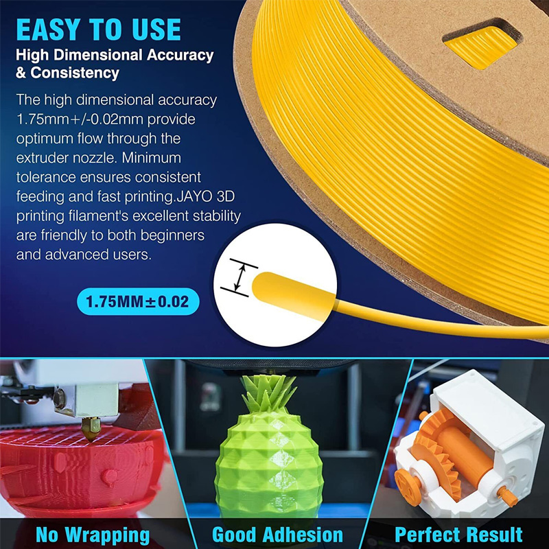 JAYO 3D Printer PLA/PETG/PLA+  - đánh giá và giá Filament 1.75