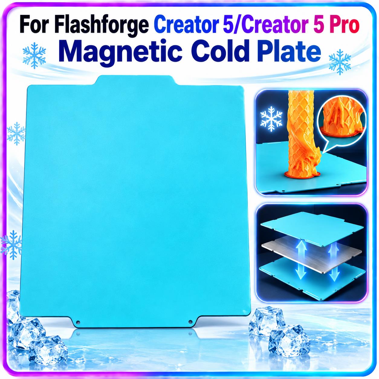 Cold Plate for Flashforge Crea - đánh giá và giá 3D Printer Bed