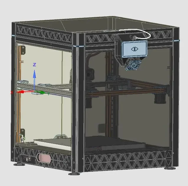 Sovol SV08 Full PC Enclosure K - đánh giá và giá Enclosure 3D Printer