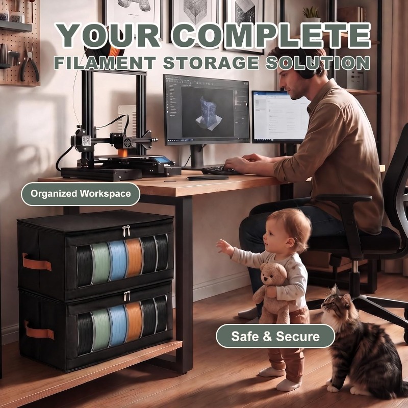 3D Printer Filament Storage Co - đánh giá và giá Enclosure 3D Printer