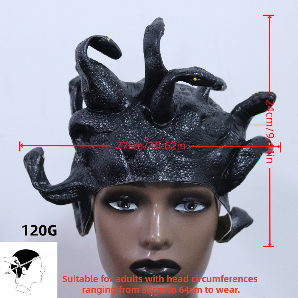 Medusa latex wig mask,Horror s - đánh giá và giá Cobra Extruder