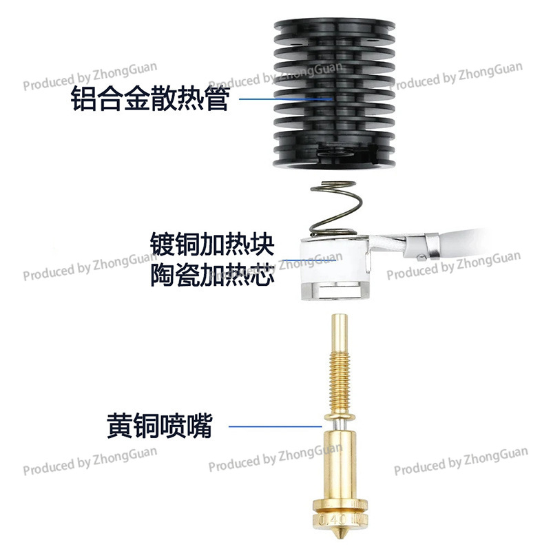 High Temperature Resistant Cer - đánh giá và giá Printer Nozzle