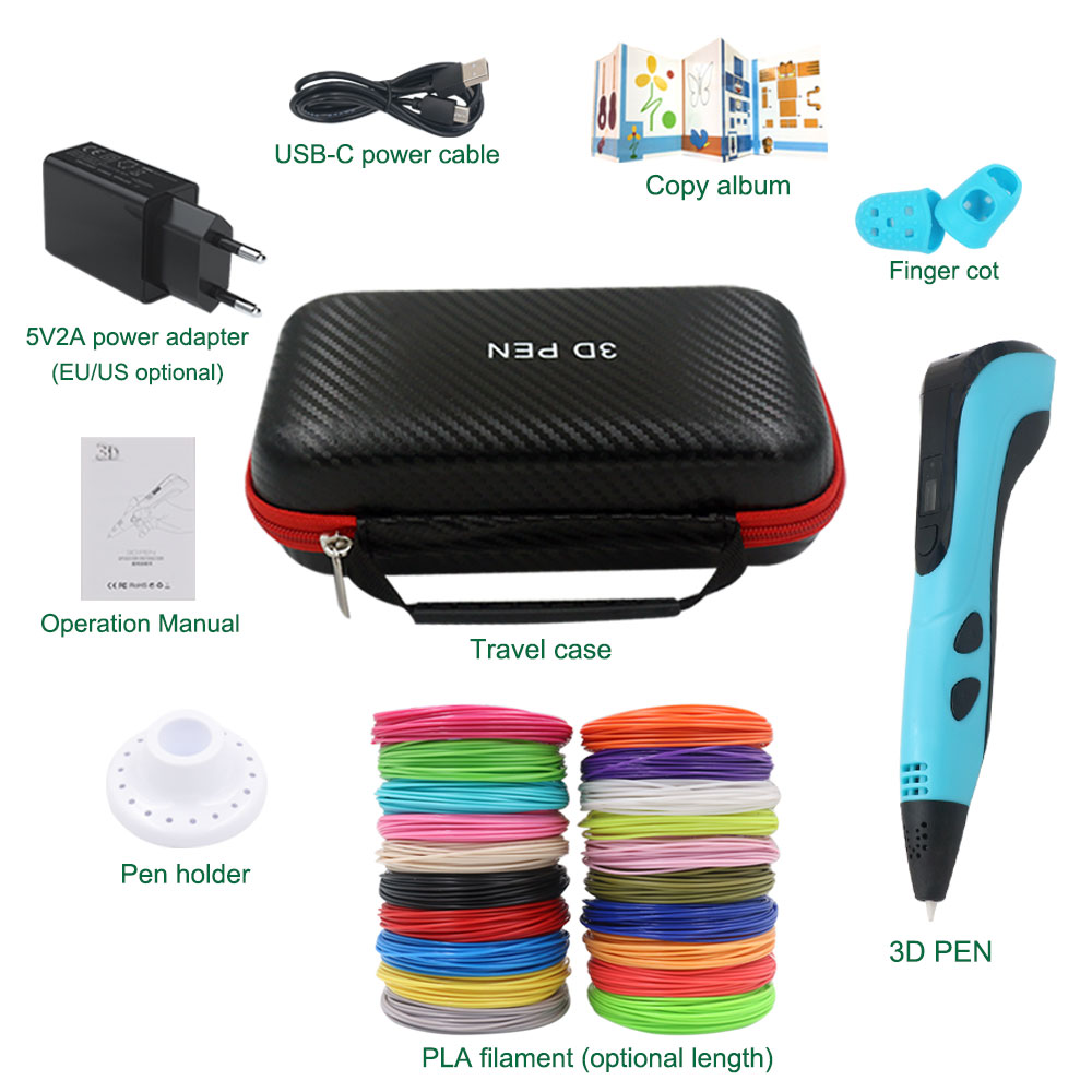 2026 New 3D Printing Pen DIY T - đánh giá và giá Pla Filament