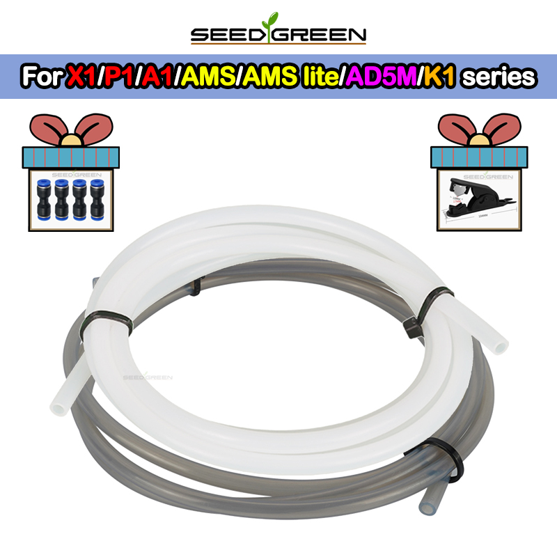 PTFE Tube for Bambu Lab P1P/P2 - đánh giá và giá Bowden Tube