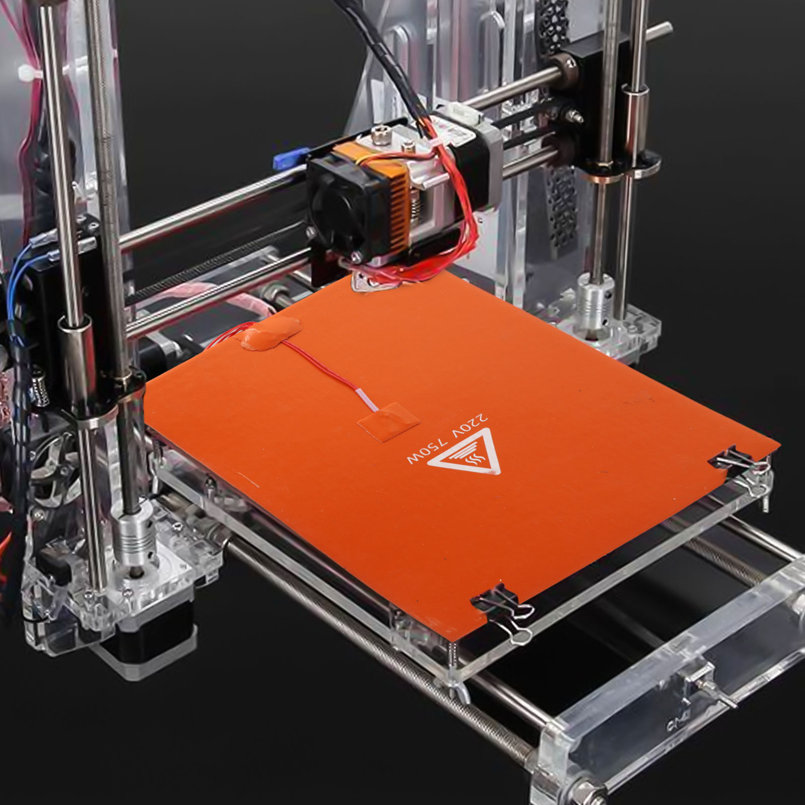 20x30cm 750W 220V Silicone Rub - đánh giá và giá 3D Printer Bed