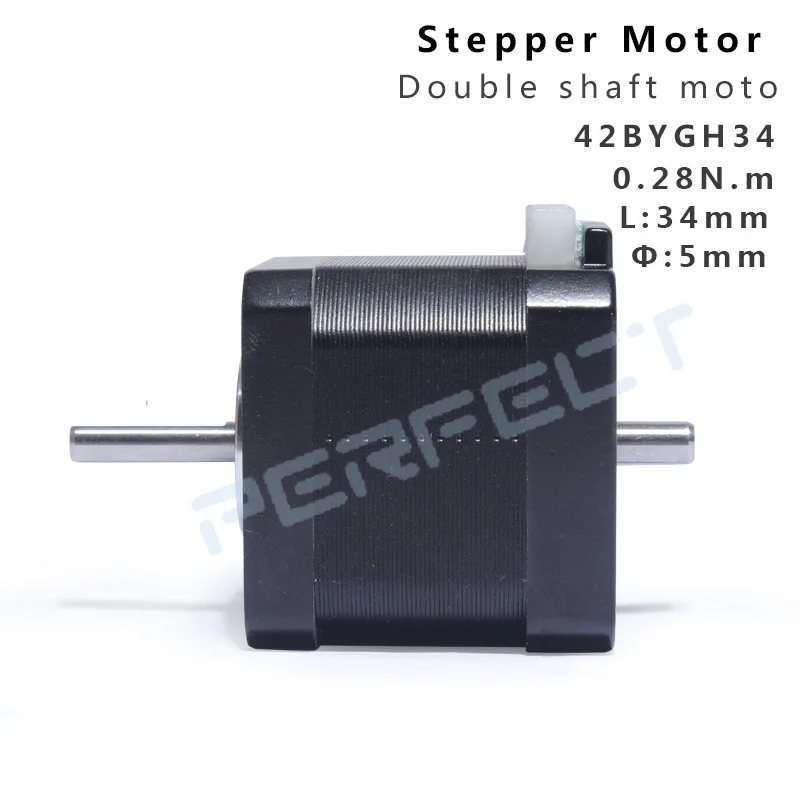 Đôi Trục Động Cơ 42BYGH34 Nema - đánh giá và giá Closed Loop Stepper Motor Nema 17
