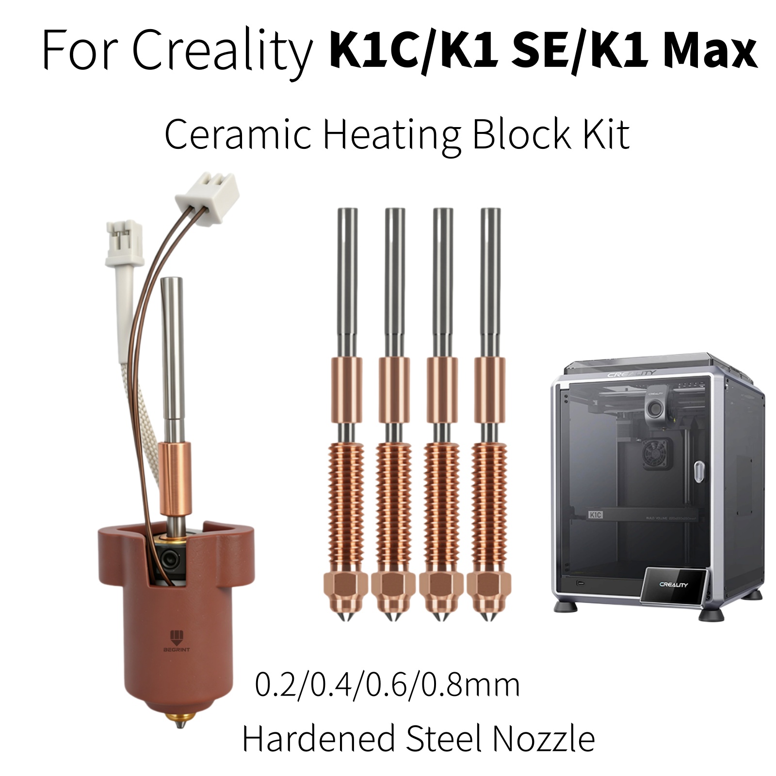 For Creality K1C K1 MAX Hotend - đánh giá và giá Hotend Assembly