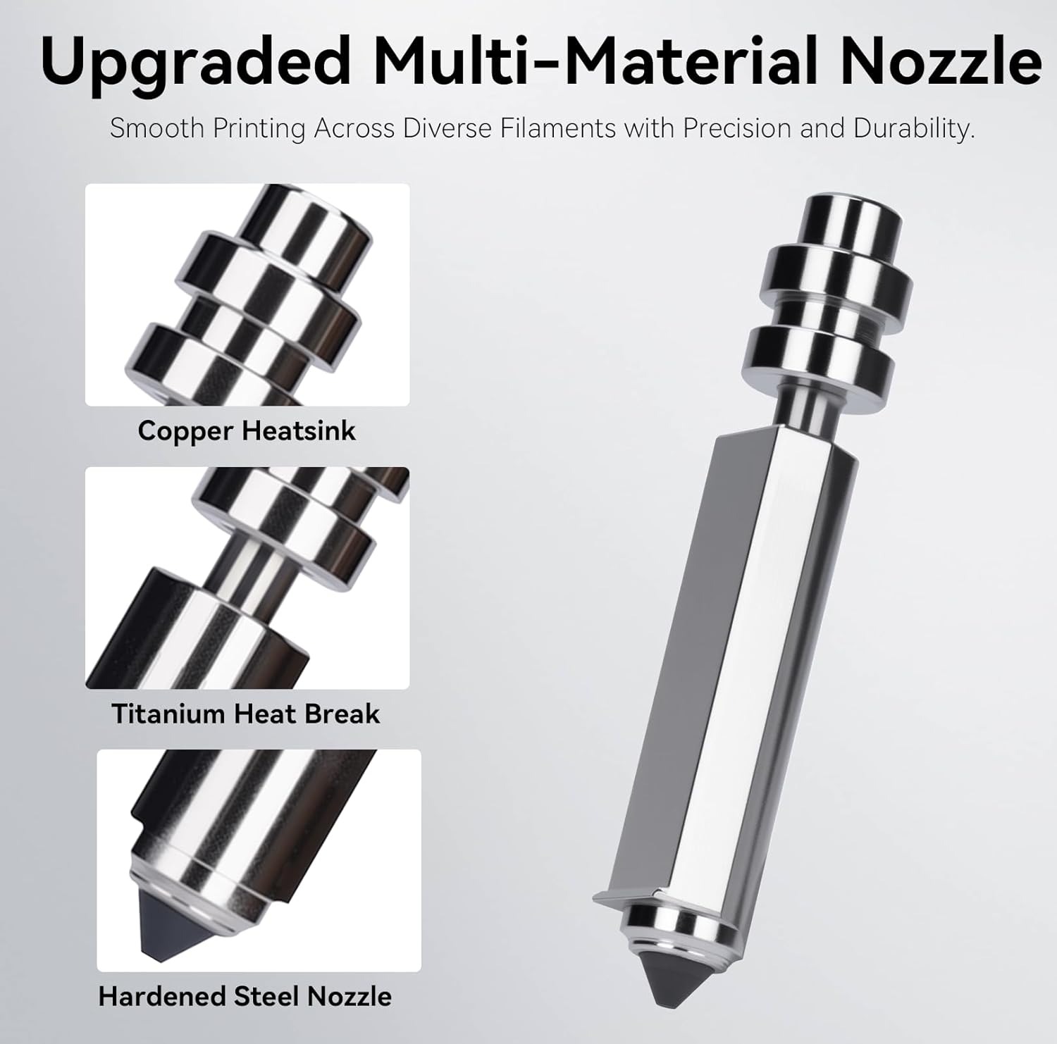 Hotend Bimetallic Nozzle Heati - đánh giá và giá Hotend Assembly