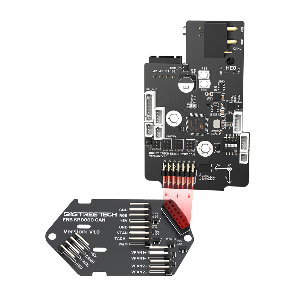BIGTREETECH EBB SB2209 CAN/USB - đánh giá và giá Btt Skr Mini