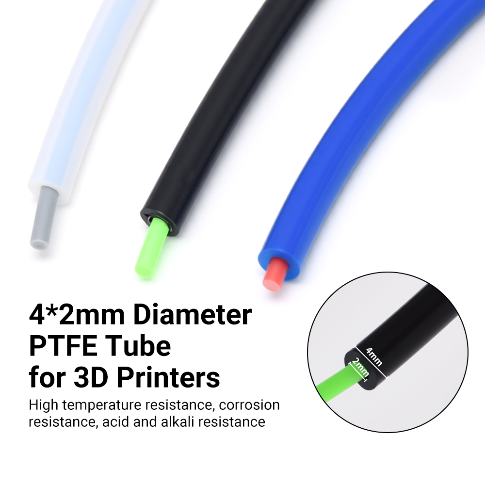 1/2/3M 3D Printer PTFE Tube Bo - đánh giá và giá Bowden Tube